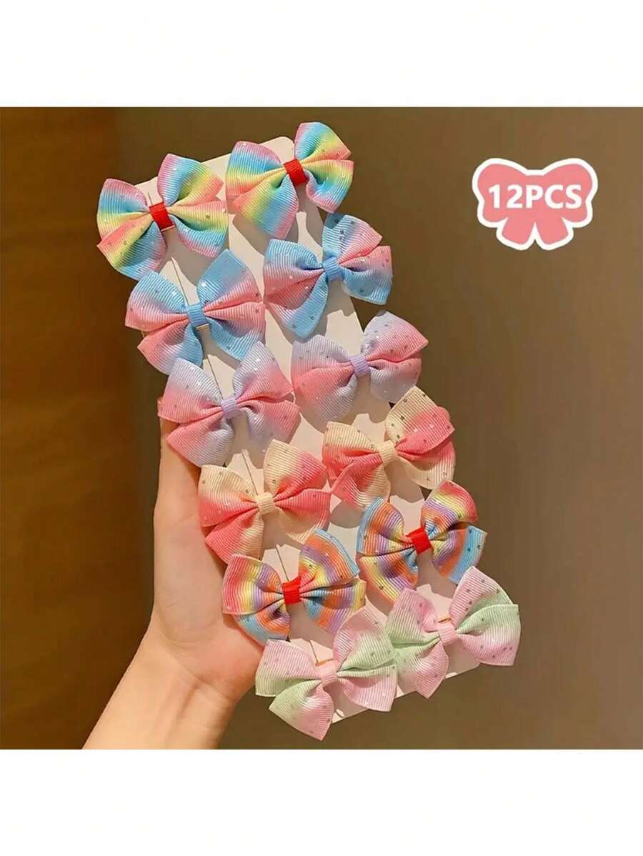 Lot De 30 Pinces à Cheveux Colorées En Métal - Antidérapantes Pour Bébés, Filles, Cheveux Fins