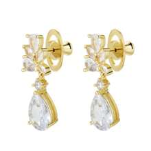 Earring Lifter Backs, Button Pierced Earring Backs For Droopy Ears Large Locking Earring Support Backings Replacements For Heavy Earrings Flat Earring Backers For Studs