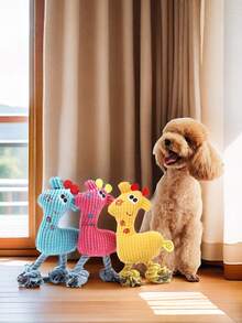 1 件爱狗人士和狗妈妈喜爱的玩具，适合小型犬爱好者和狗妈妈喜爱的咀嚼玩具，适合小型犬爱好者和狗妈妈喜爱的猫/狗爱好者礼物和狗/猫妈妈喜爱的宠物毛绒玩具，皱褶爱狗人士和狗妈妈喜爱的咀嚼玩具，适合幼犬的咀嚼玩具，爱狗人士和狗妈妈喜爱的咀嚼玩具，吱吱作响的爱狗人士和狗妈妈喜爱的小狗，爱狗人士和狗妈妈喜爱的咬 - 彩色 - 查看 2