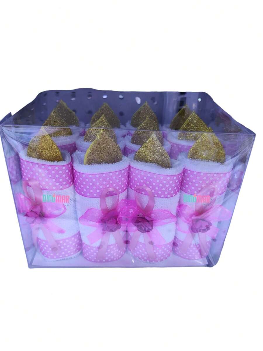 Recuerdo Toalla Vela Para Comunion, Bautizo, Confirmacion Decoraciones Para Fiesta 12cm Recurdo Toalla Adorno Decoracion 12 Piezas
