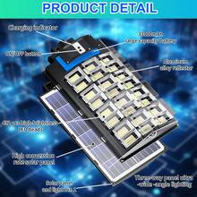 4800W Solar Street Lights Outdoor, 450000LM 6500K Powerful Solar Parking Lot Lights Commercial, Duks To Dawn Solar Flood Lights Outdoor With Motion Sensor For Yards, Driveways