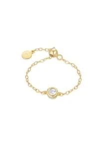 1pc S925 Sterling Silver Chain Ring For Women Fine Jewelry Wedding Ring Bridesmaid Gifts - Gold - View 16