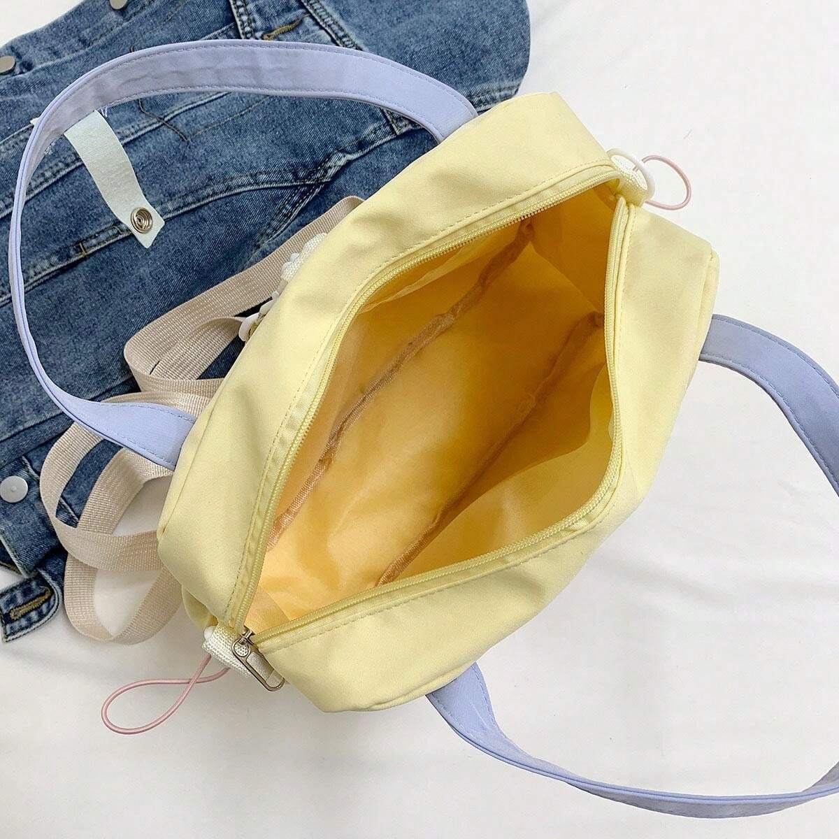 Japanese Versatile JK Style School Girl Backpack Crossbody Bag Cute