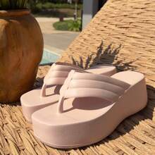 Women's Cloud EVA Original Blogger Flip Flops - 乾枯玫瑰色 - 查看 1