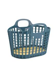 1PC Portable Shower Basket, Foldable Hand-Held Basket, Toy Storage Basket, Clothing Storage Basket, Bathroom Storage Basket, Dirty Clothes Basket, Portable Accessories Storage