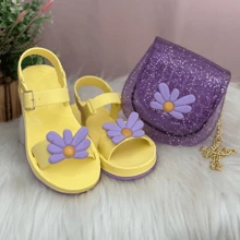 Delicate Daisy Children's Sandal And Bag Kit Blogger Launch - Màu vàng - Xem 2
