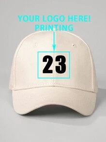 1pc Custom Printed Number Baseball Cap For Kids, Streetwear, Sunscreen, Casualback To School Winter Gift Ideas Boy Girl Valentine's Day