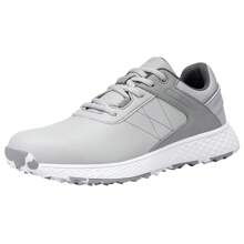 Fashionable Outdoor Sports Men's Golf Shoes With Nail Free Straps And Waterproof Men's Sports Golf Specific Sports Shoes - 灰色 - 查看 1