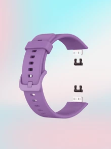 適用於 HuaweiWatch Fit1 的矽膠錶帶，多色可自由搭配對比使用，男女皆宜 - 彩色 - 查看 11