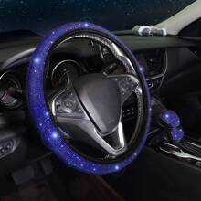 7 Pack Crystal Rhinestone Rhinestone Car Accessories, Bling Car Accessories For Women, Bling Steering Wheel Cover, Bling Car Seat Belt Cover, Gear Shift Cover, Car Bling Ring, Cup Holder Coasters,Car Accessories Women - one-size - View 8