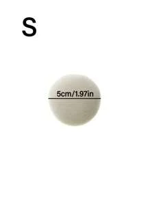3pcs Solid Laundry Ball, Premium Natural Wool Dryer Balls - Replace Dryer Sheets & Fabric Softener - Laundry Balls For Dryer Dryer Sheets Clothes Anti-Static Laundry Wool Drying Balls, Reusable Softener, Wool Drying Balls, Washing Machine Accessories