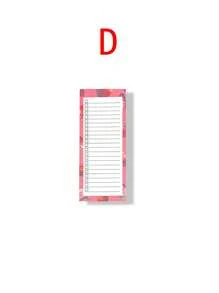 1 paquete/7 piezas Bloc de notas magnético grande para listas de la compra, listas de tareas pendientes y recordatorios - con respaldo magnético resistente, diseño de frutas, 50 hojas/paquete, mejor regalo - Multicolor - Ver 12