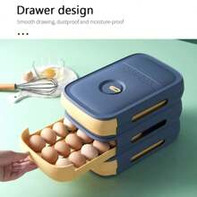 Egg Storage Holder Refrigerator Organizer Egg Holder - 彩色 - 查看 2