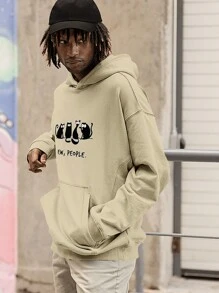 Cute Cat Minimalist  2500 GEEK FLUX Kitten Sweatshirt - 卡其色 - 查看 4