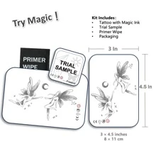 1 Kit Revolutionary Technology Tattoos, Semi-Permanent Tattoos, Temporary Tattoos, Fake Tattoos, Water-Resistant, Authentic Tattoo Look, Plant-Based Tattoo, Durable, Realistic, Angel, Cute Fairy, X176