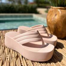 Women's Cloud EVA Original Blogger Flip Flops - 乾枯玫瑰色 - 查看 6