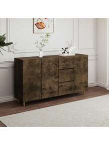 2402Rich Level Of Storage Space, Divided Display Storage One Of The Diversified Side Cabinets, Suitable For Dining Room, Living Room,Yifei Store