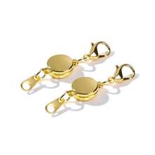 Magnetic Necklace Clasps And Closures,Jewelry Clasps For Women, Magnetic Necklaces Chains Bracelets Clasp And Closures Extender With Lobster Claw Clip Converter For Jewelry Making Crafts Lanyards DIY - Round - View 10