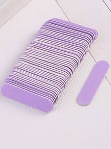 20件套便携式美甲清洁套装，紫色双面迷你指甲锉和角质层推棒，美甲修脚工具，美甲用品，美甲工具，美甲艺术工具，返校季，美甲，美甲贴片工具 - 彩色 - 查看 7