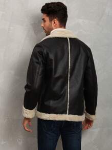 Men's Black Composite Insulated Casual Jacket