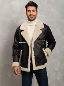Men's Black Composite Insulated Casual Jacket