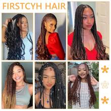55cm French Curly Braiding Hair Loose Wavy Bouncy French Curl Braiding Hair Extensions 80g/Pack Synthetic Crochet Hair Extensions