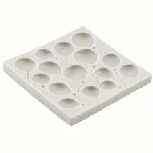 Silicone Fondant Mold For Cake Decoration - 1Pc Balloon Shape Gum Paste Mold, DIY Baking Tools, Chocolate Clay Casting, Lead-Free Material