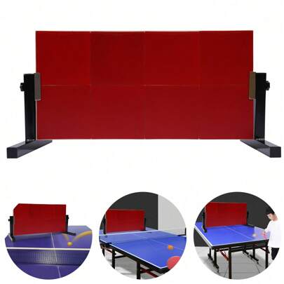 HaroldDol Training Device Table Tennis Rebound Board Return Board Return Board Self-Training Device Red The Best Gift/Present For Family&Friends Happy Christmas