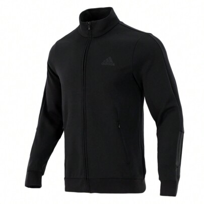 Adidas Veste coupe-vent décontractée pour homme, vêtement de sport, de course, d'entraînement, de fitness, col montant