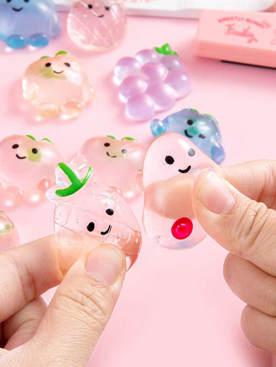 20pcs Soft Cute Fruit Squeeze Toys, Birthday & Holiday Gifts,Christmas