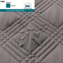 1pc Solid Color Waterproof Sofa Cover, Non-Slip Pet Sofa Protector, Sofa Slipcover, Home Decor For Bedroom, Office, Living Room (Sold Individually, Armrest And Backrest Need To Be Purchased Separately)