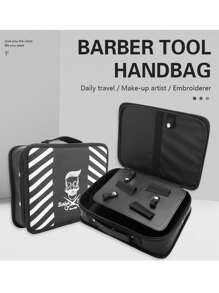 Barber Hairstylist Tool Kit, Multi-Function Storage Box, Scissors Comb Hair Styling Tools Organizer