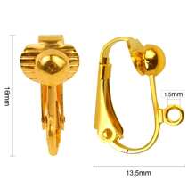 4/10 chiếc kẹp tai chuyển đổi không gây dị ứng kẹp tai ở mặt sau các bộ phận thành phần phụ kiện cho khuyên tai tự làm và xỏ lỗ tai - Kẹp tai hình bầu dục - Xem 2