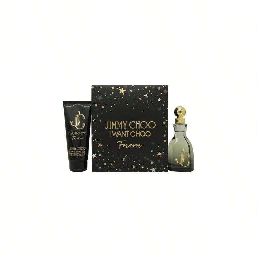 Jimmy Choo I Want Choo Forever Gift Set 60ml Eau De Parfum + 100ml Body Lotion - Fresh - View 1