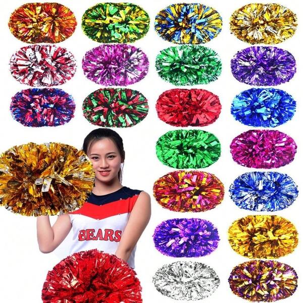 1 Pc 28cm Game Pom Poms Cheap Practical Cheerleading Cheering Ball Sports Match Vocal Dance Party Concert Decorator Come On Props Club Supplies