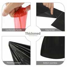 2 Rolls Of 30/60/100L Multi-Purpose Garbage Bags For Kitchen Household Large Drawstring Garbage Bags Bathroom Garbage Bags Disposable Garbage Bags Bagged Kitchen Storage Garbage Bags Suitable For Bathroom Kitchen Office Restaurant Living Room Room Cleaning Supplies,Kitchen,Bathroom,Home,Household Suppliers