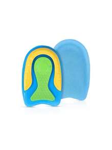 2pcs Heel Pain Relief Cushion Pad With Pu Gel Heel Cup For Anti-Spurs, Shock-Absorbing Insole For Sports Shoes