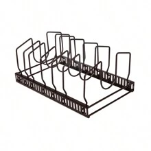 Support de casserole rétractable, support de planche à découper, support de couvercle de casserole de comptoir de cuisine, égouttoir à vaisselle, support de rangement de casseroles 1 pièce