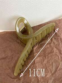 3 件装女士日常生活海滩浴室纯色休闲发夹 - 3件套 - 查看 9