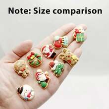 9pcs Fridge Magnets, Cute Decoration Fridge Magnets, Suitable For Kitchen, Office, Whiteboard, Storage Cabinet, Dishwasher, Kitchen Decor, Home Decor, Holiday Gifts For Friends, Party Birthday Christmas Decorations Room Decor Christmas Winter