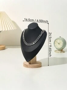 木制人体半身珠宝展示架，项链架，珠宝展示架，台面珠宝展示架 - 多色 - 查看 13