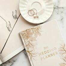 1pc Hardcover Notebook -The Wedding Planner Checklist: A Portable Guide To Organizing Your Dream Wedding,Plan The Ideal Wedding,Back To School,Thanksgiving Gifts