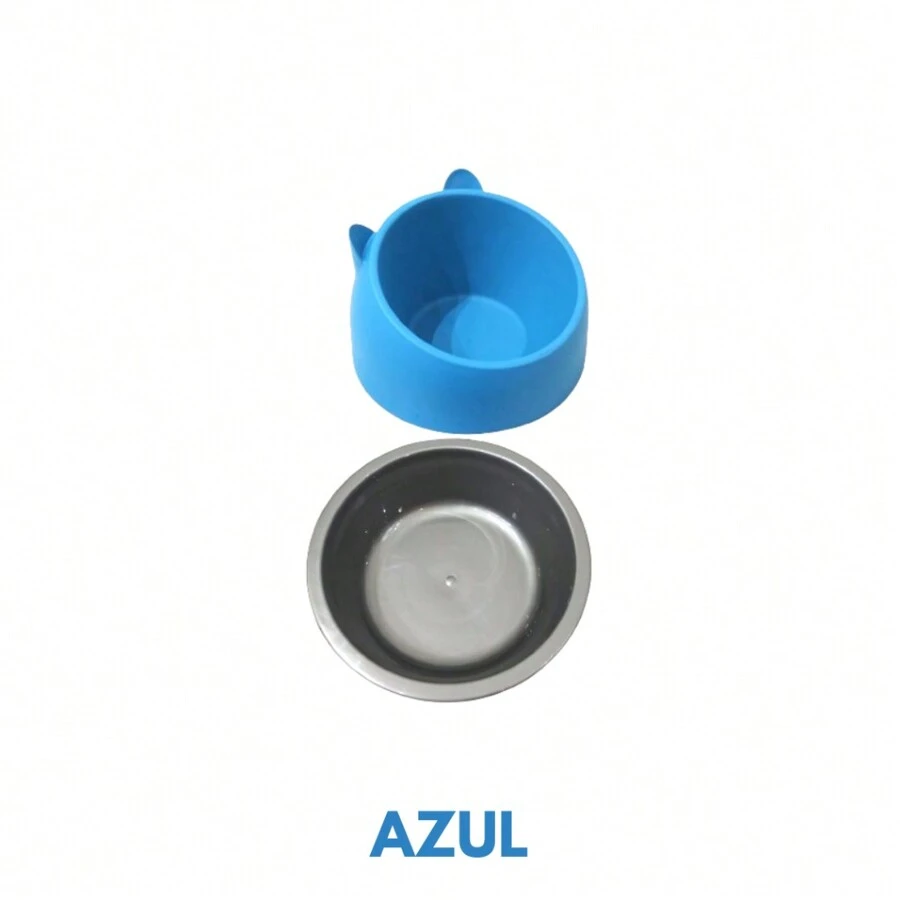 High Feeder And Waterer For Cats Correct Posture Ergonomic Kitten - Màu xanh lam - Xem 1