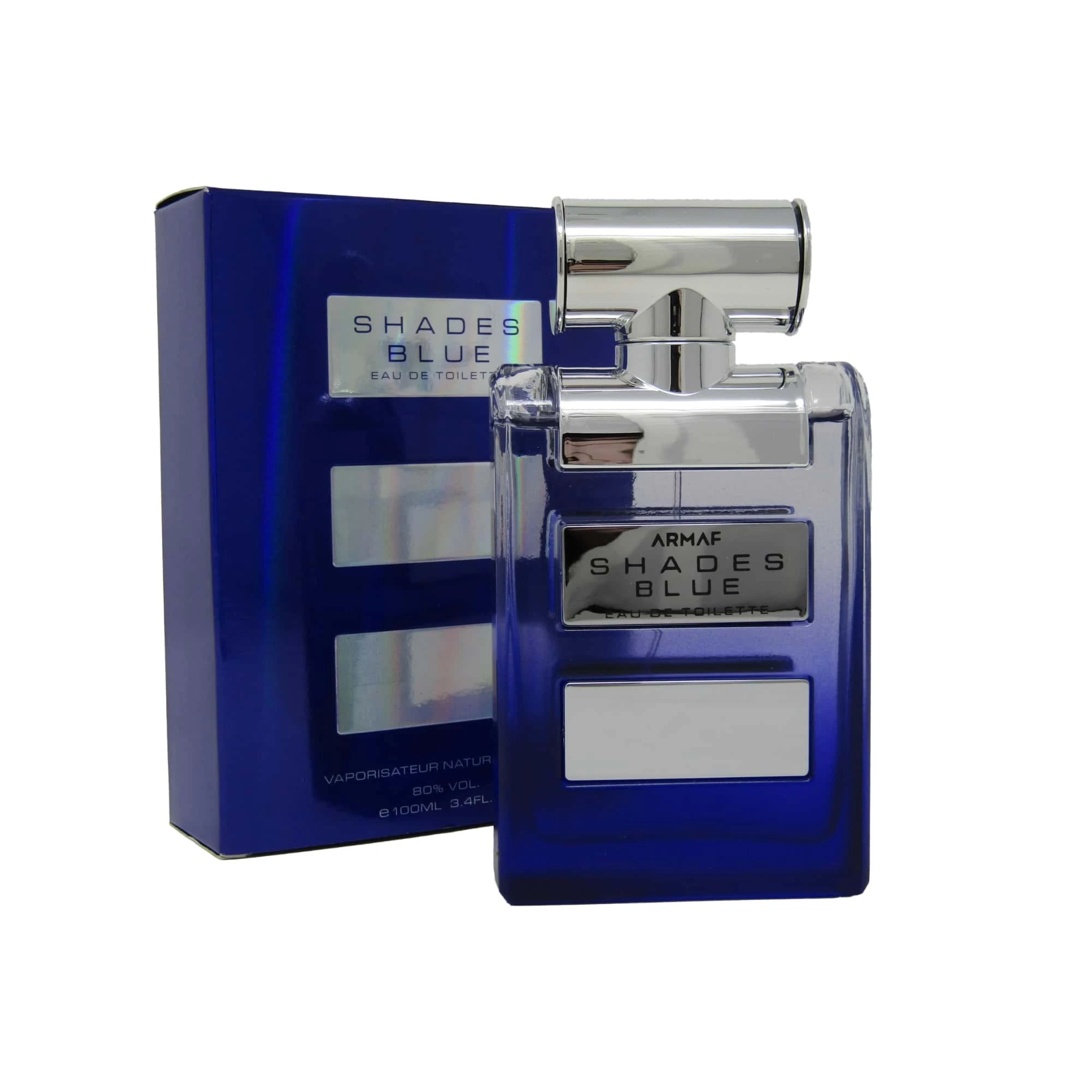 Shades Blue by Armaf, 3.4 oz EDT Spray for Men