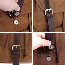 KAUKKO Vintage Canvas Backpack Outdoor Travel Hiking Backpack