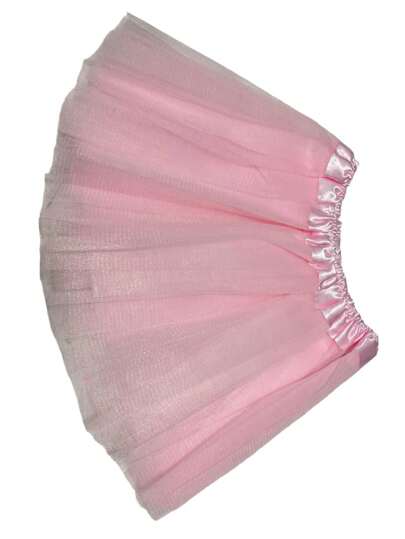 Falda Tul Niña de 3 Capas UNITALLA (3 a 12 años) para Ballet, Danza, Halloween, Fiesta. Cosplay. tela de Malla transpirable Infantil, Niñas Pequeñas para Vestir Casual