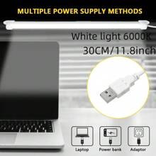 1 件 LED 橱柜下照明，7.87/11.8/15.7/19.68 英寸 LED 灯带，白色 6000K 暖白色 3000K USB LED 灯，小型薄型 LED 柜台照明，适用于厨房/房间/书架/桌子/展示柜 - 5V USB款 - 查看 17