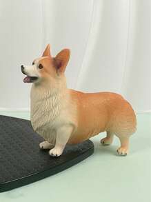 1 pieza Juguete de perro Golden Retriever realista, suave y de peluche - amarillo - Ver 3