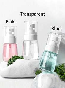 3 件装 30/60 毫升旅行喷雾瓶，适用于女士可再填充喷雾水瓶，便携式喷雾器便携式喷雾瓶，适用于清洁液、化妆品、香水和皮肤护理，户外办公室旅行必需品返校健身学校用品假日露营假日必需品度假配件海滩 - 彩色 - 查看 4