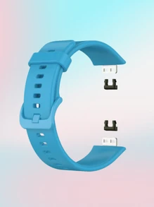 適用於 HuaweiWatch Fit1 的矽膠錶帶，多色可自由搭配對比使用，男女皆宜 - 彩色 - 查看 15